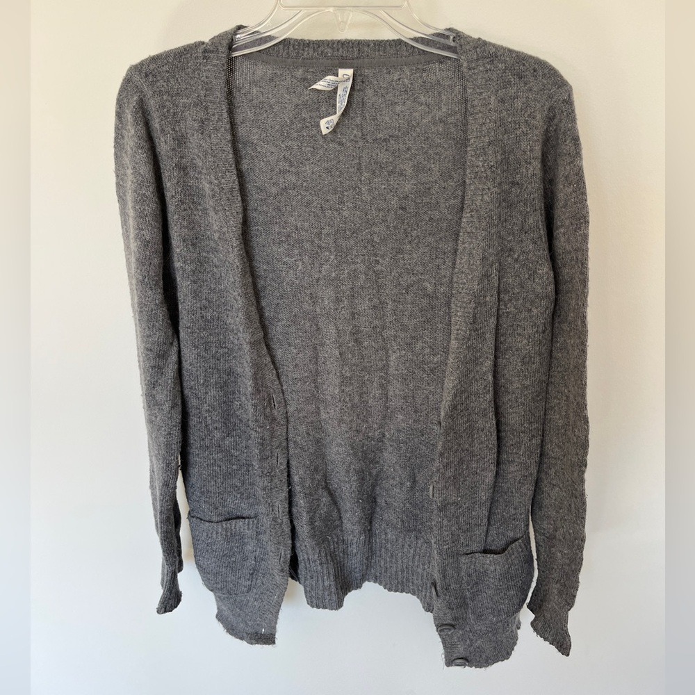 Aeropostale Gray Sweater Cardigan